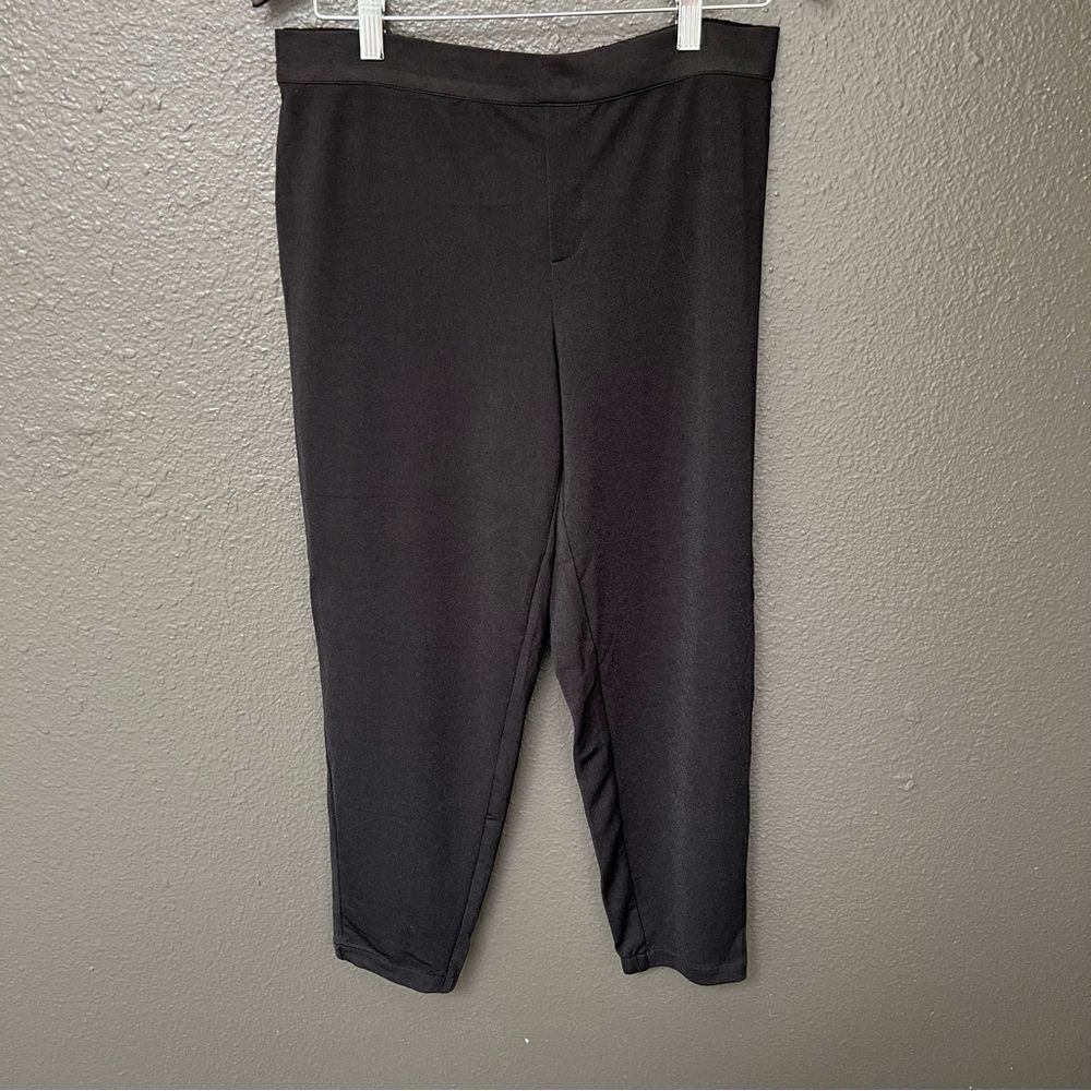 Isaac Mizrahi Live! Stretch pant in Black | size MP